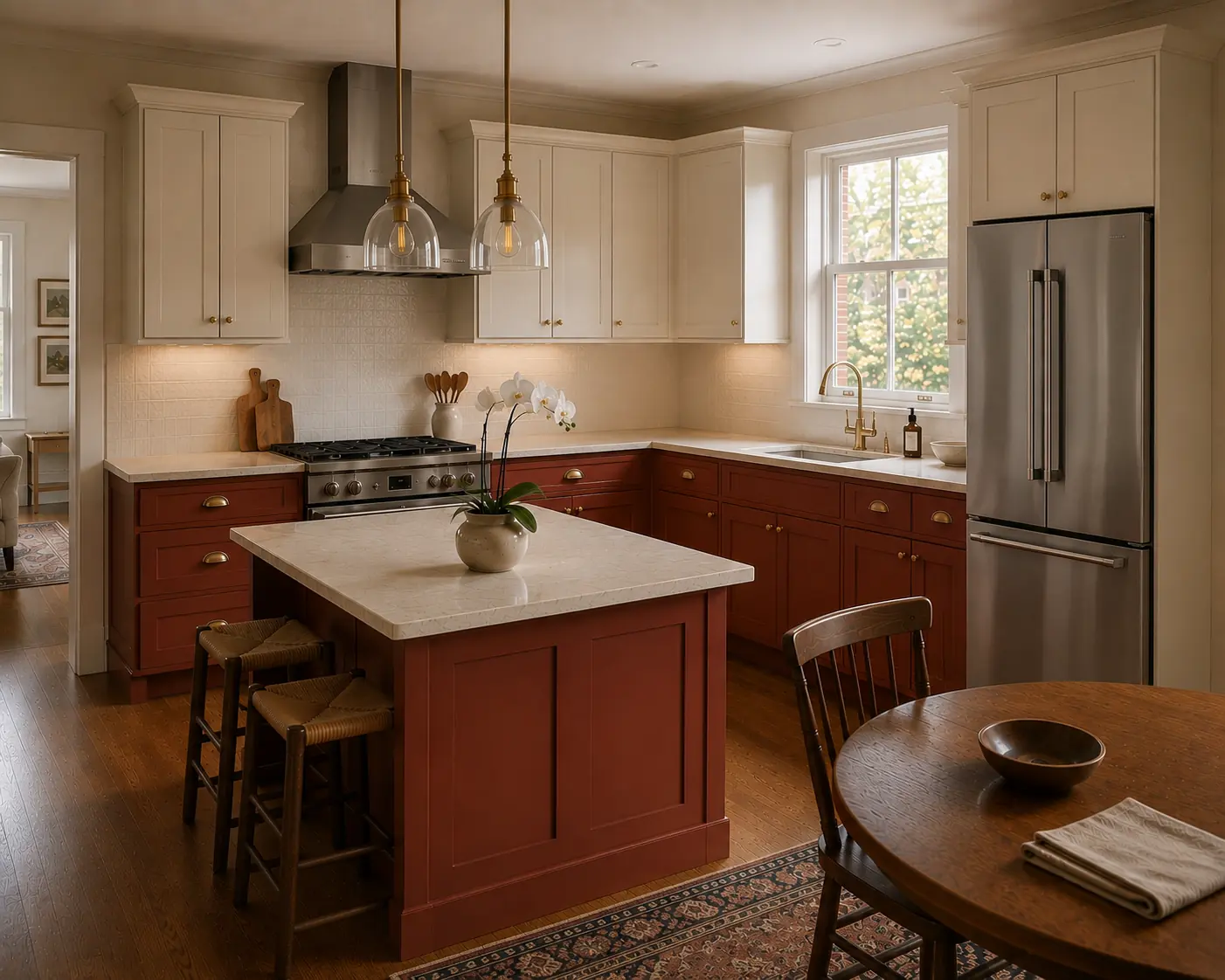 Heritage Wall Works design visualization: Red Earth Kitchen