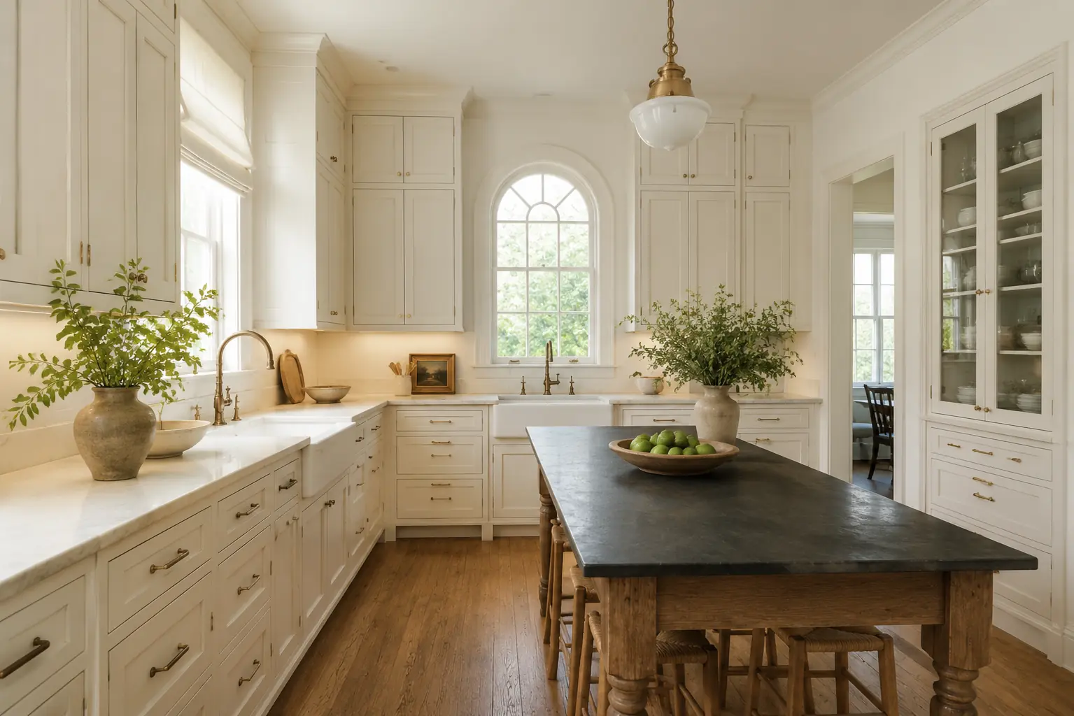 Heritage Wall Works design visualization: Alabaster Kitchen