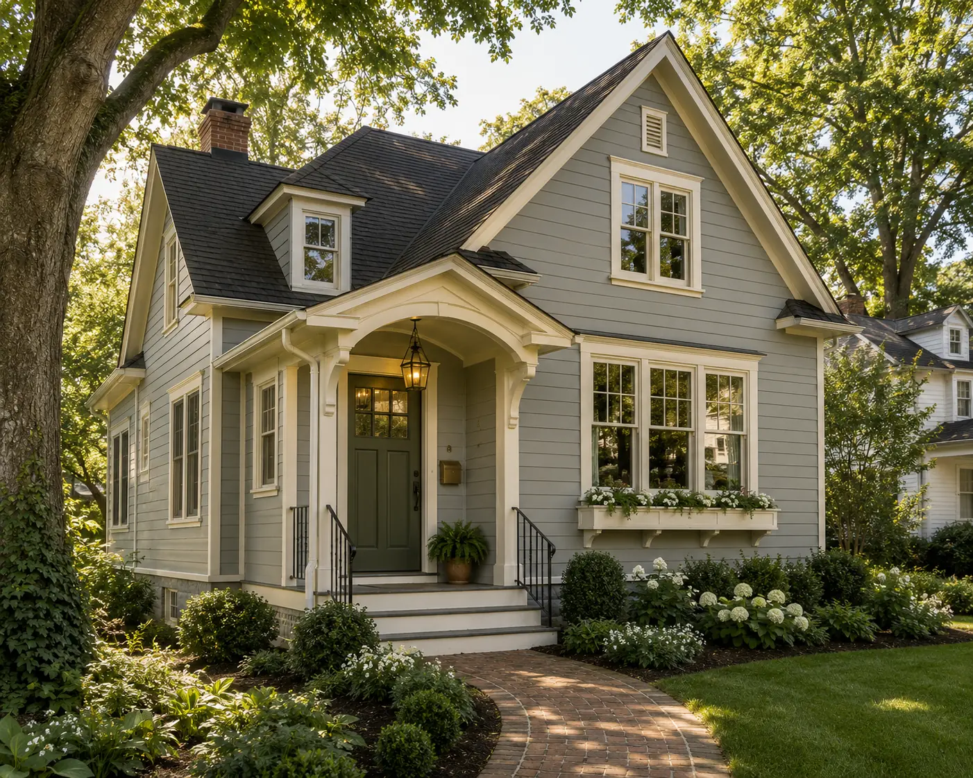 French Gray Historic Cottage