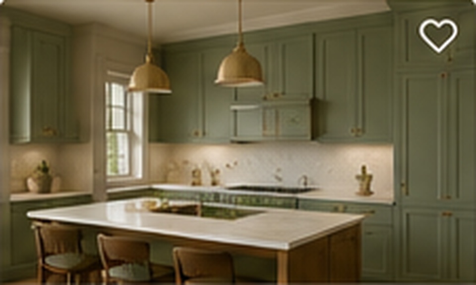 Original Heritage Wall Works design visualization inspired by Quietude SW 6212